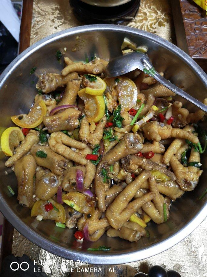 酸辣柠檬鸡爪