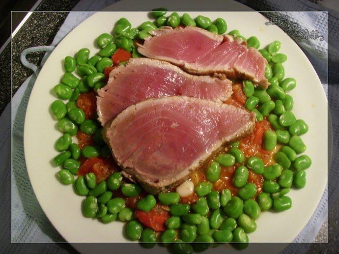 金枪鱼排的做法