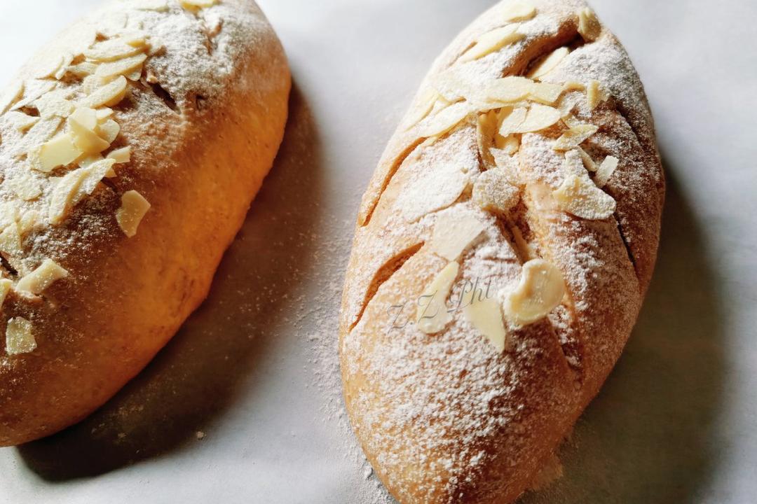 全麦核桃包～软欧包