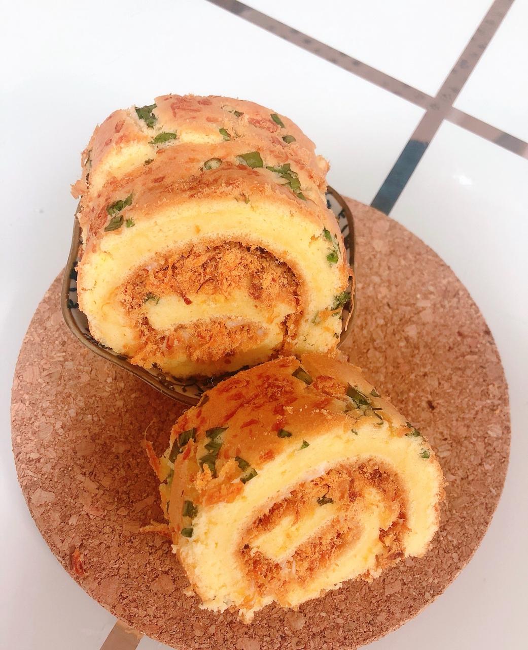 香葱肉松蛋糕卷