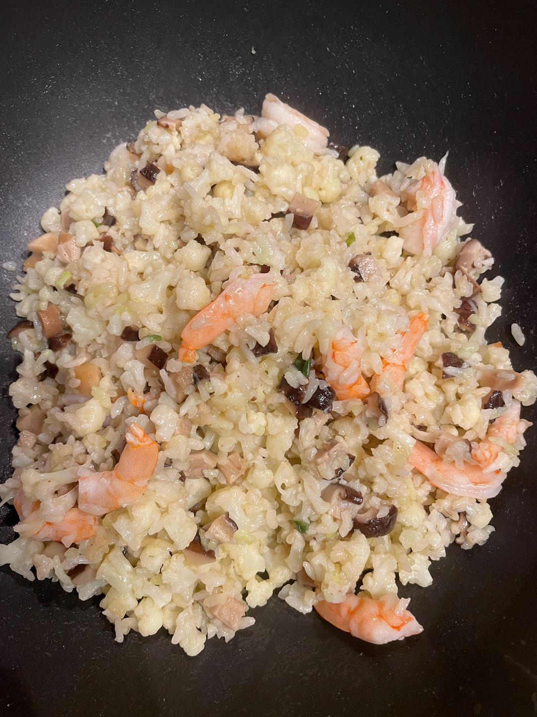 能量抗糖海鲜炒花菜饭（ref.萧潇）