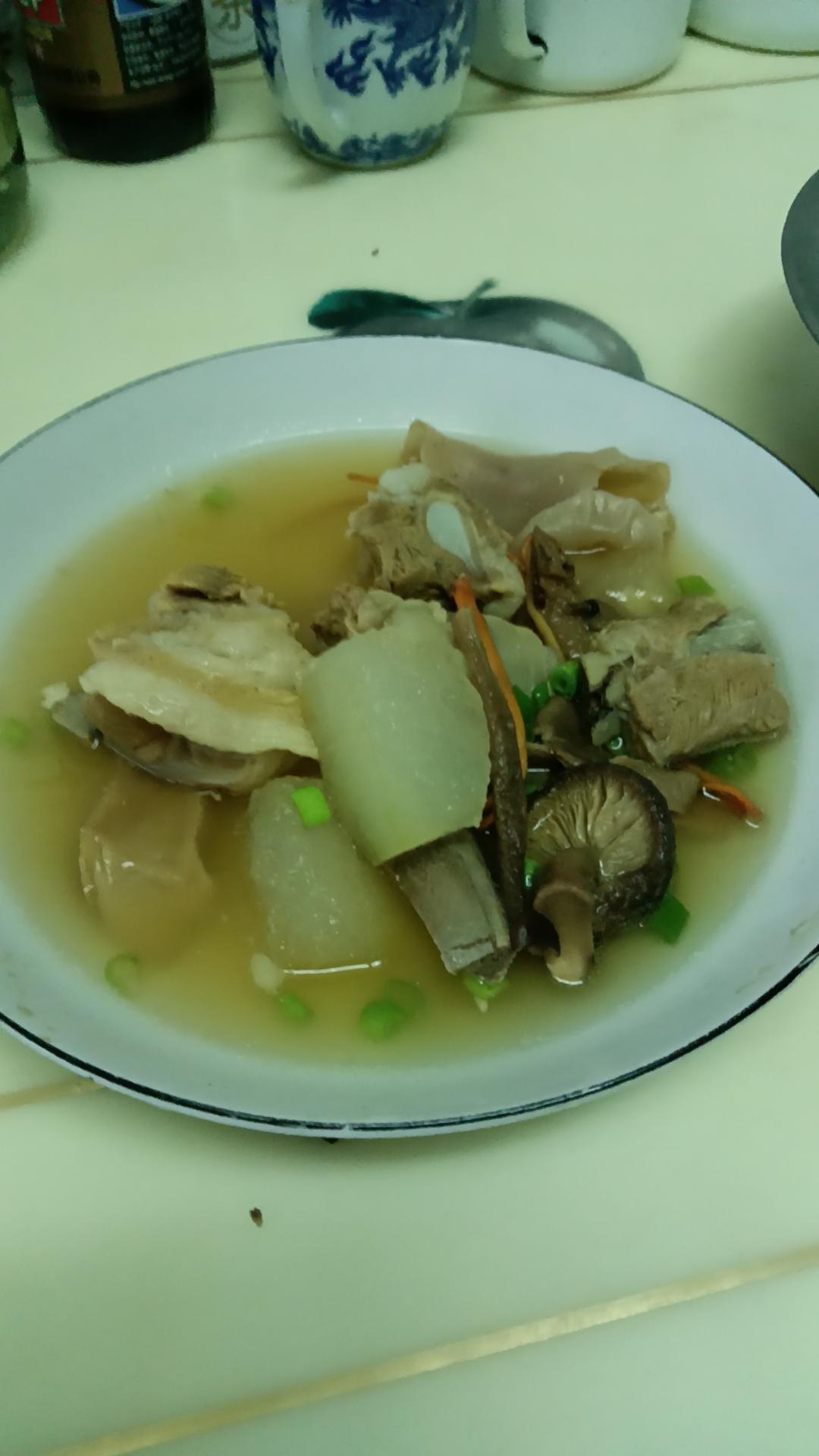 冬瓜排骨汤，夏天的味道