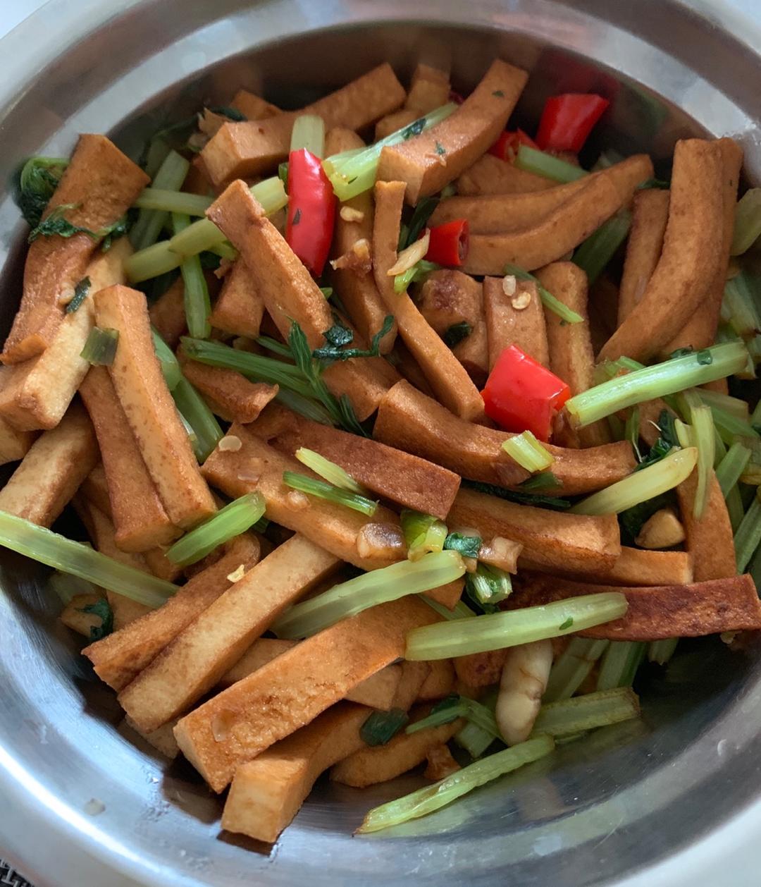 西芹千叶豆腐