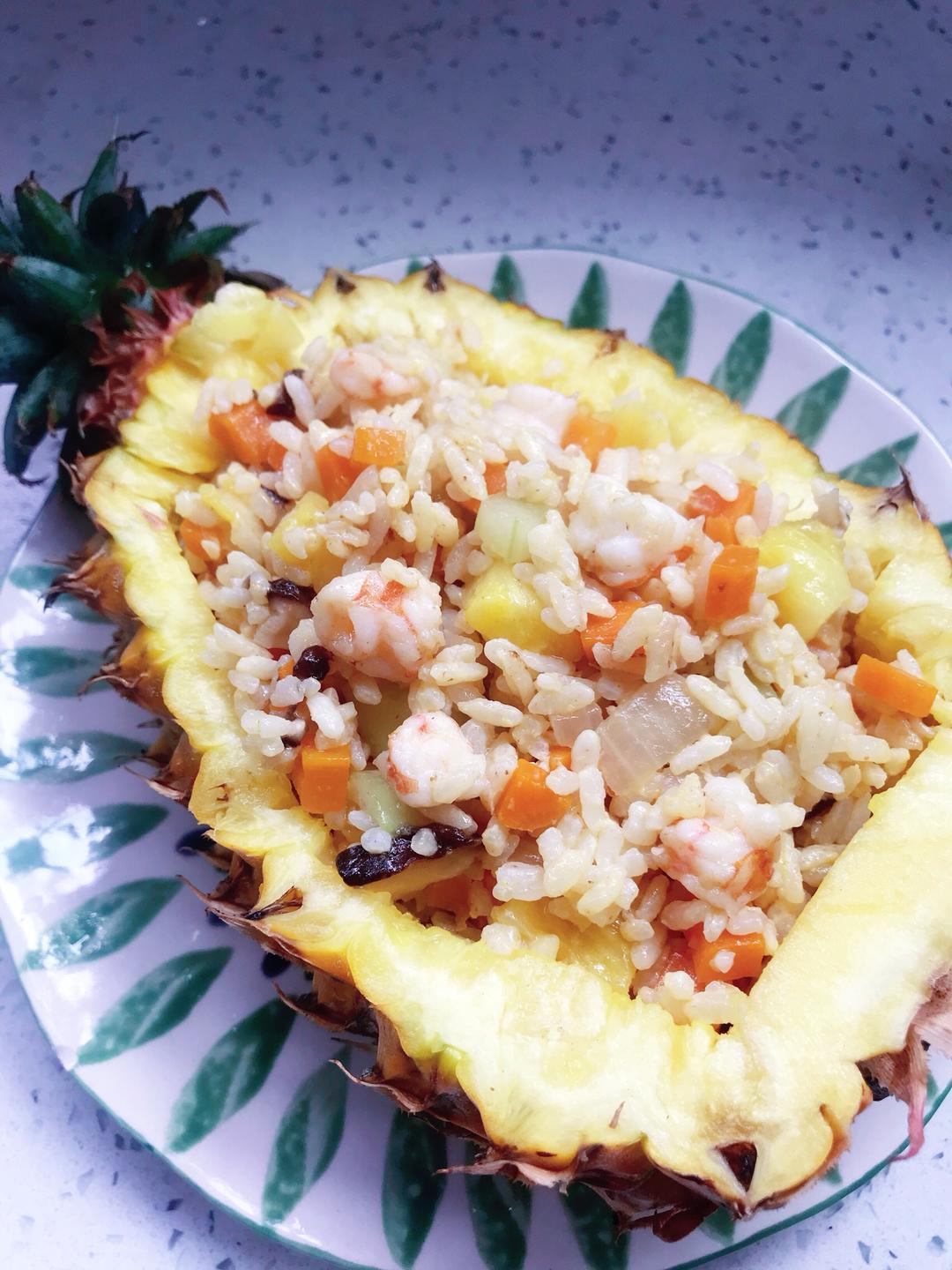 小清新菠萝炒饭的做法