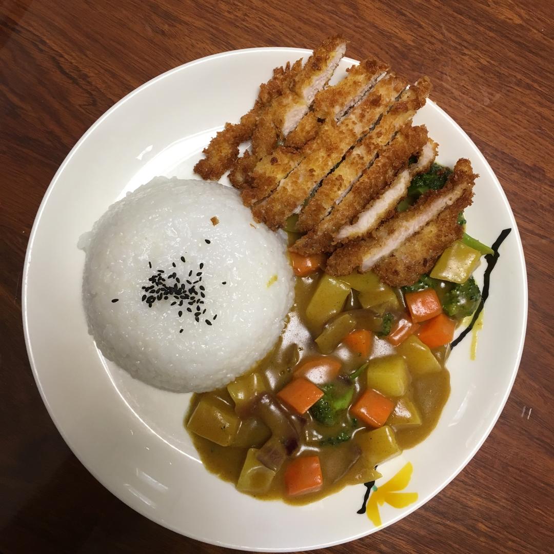 咖喱猪扒饭