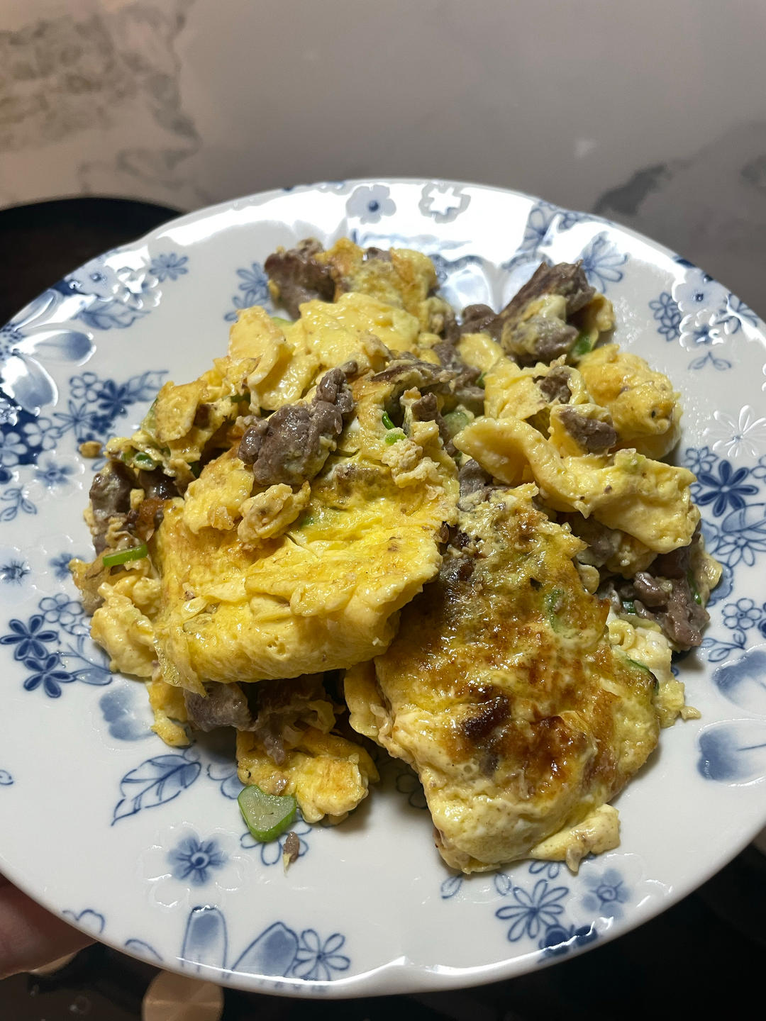滑蛋牛肉，牛肉滑嫩，鸡蛋松软