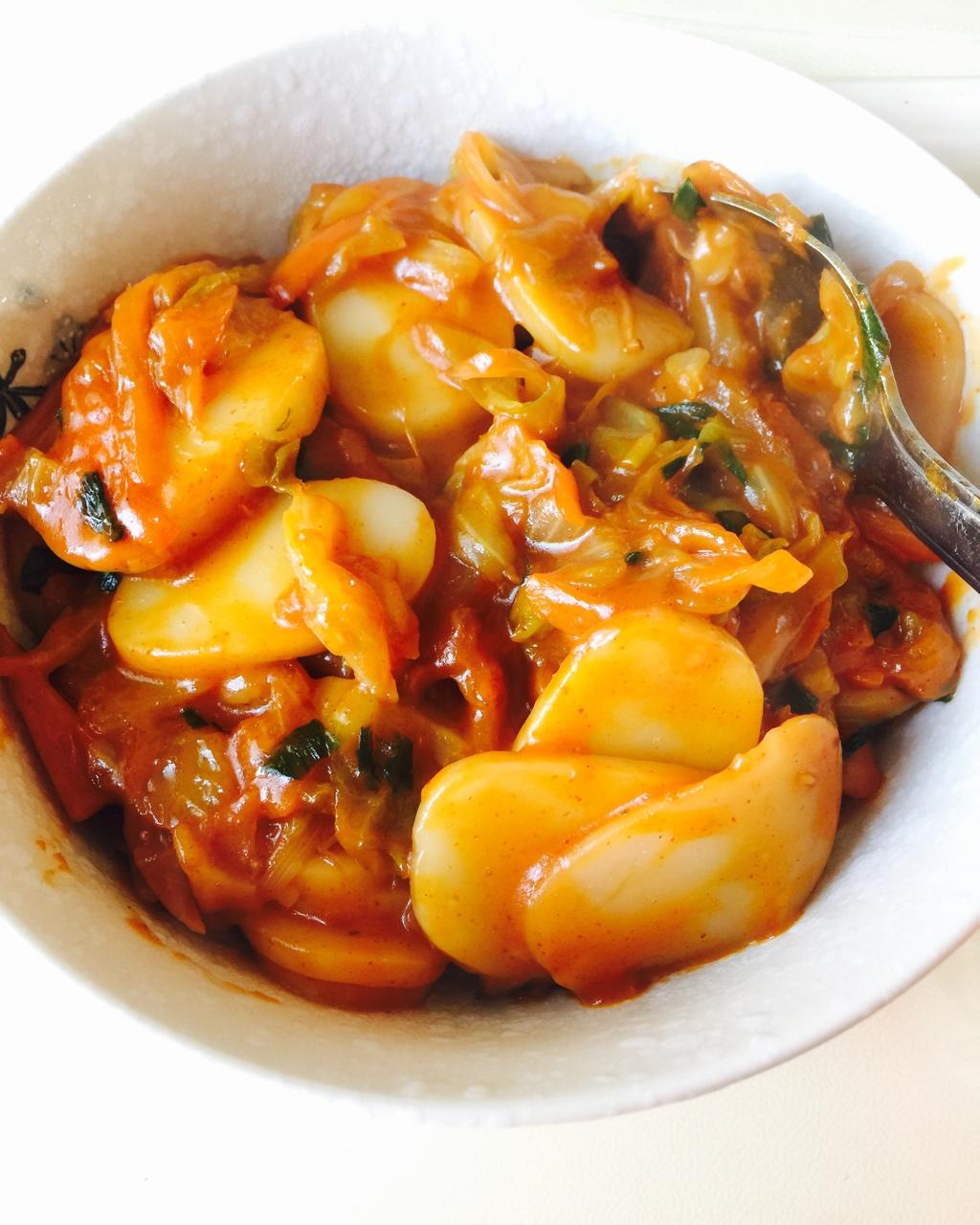 韩式辣炒年糕（or网红芝士套路之芝心年糕）