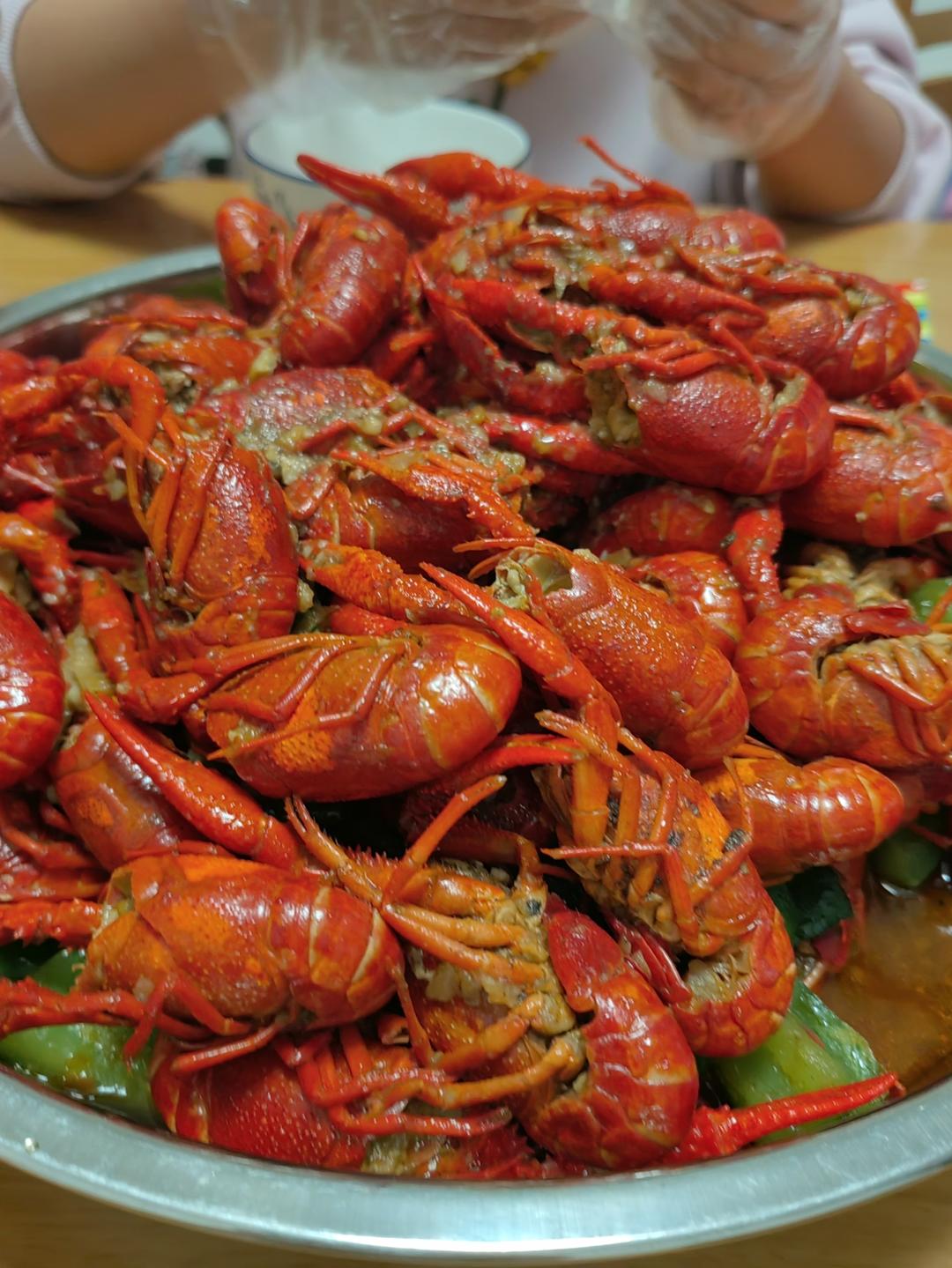 不用油炸的香辣小龙虾