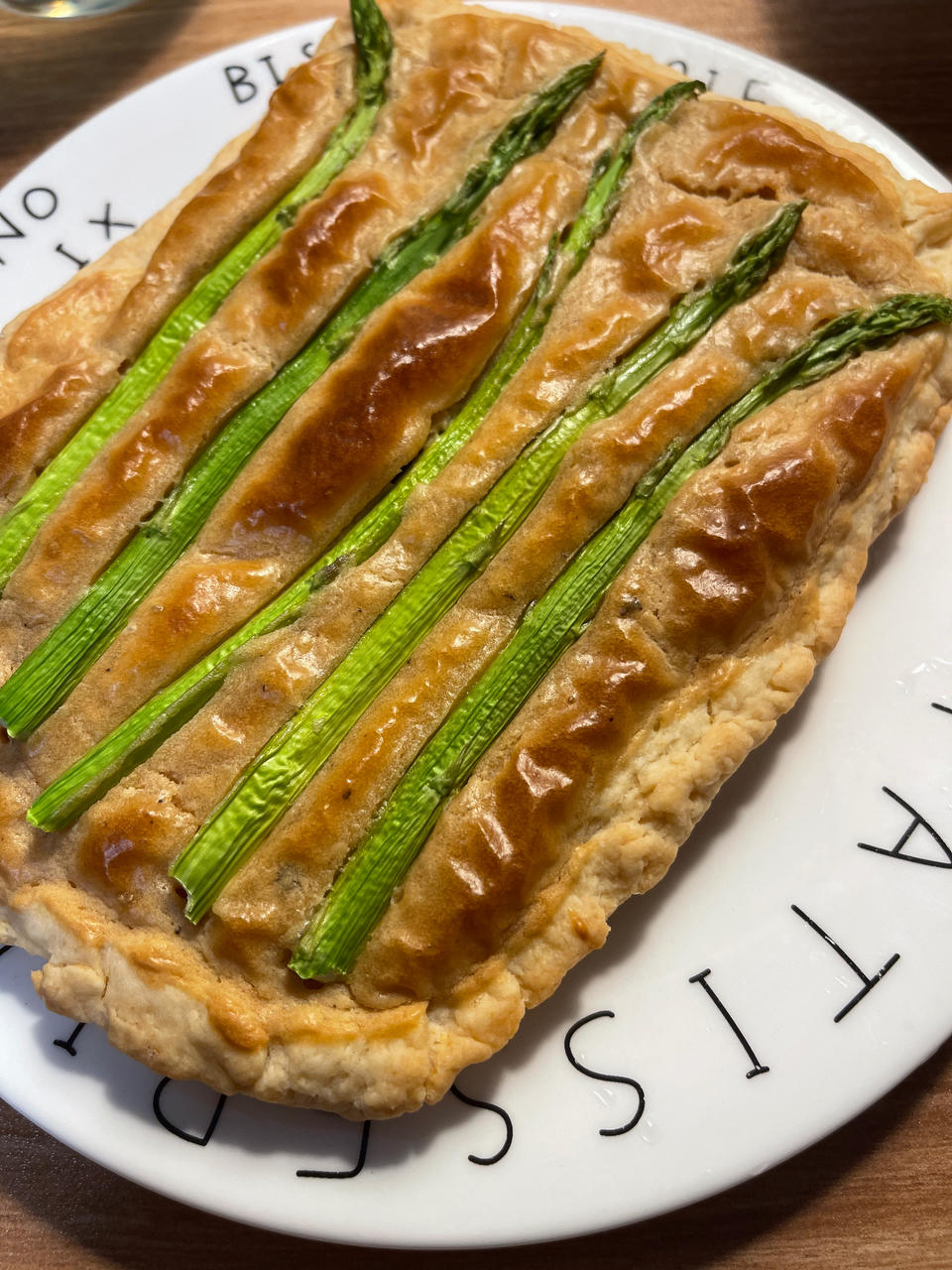 芦笋挞（无黄油无水面皮）Green Asparagus Tart