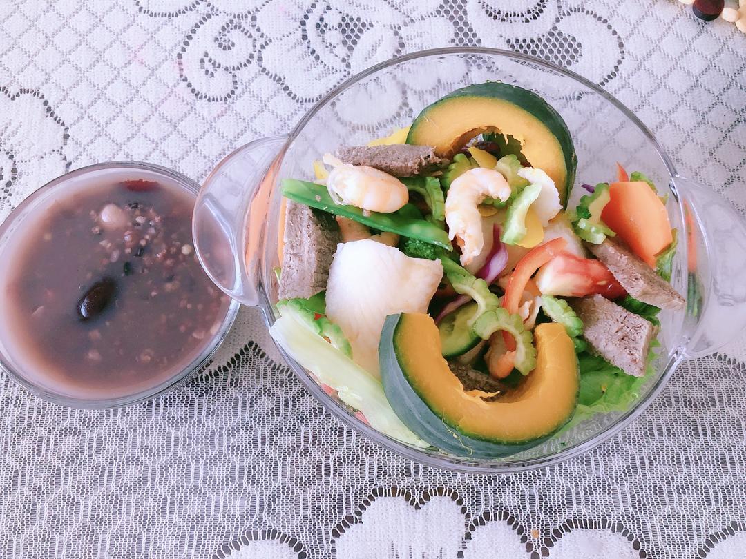 轻食Thur款-优蛋白蔬菜南瓜杂粮饭