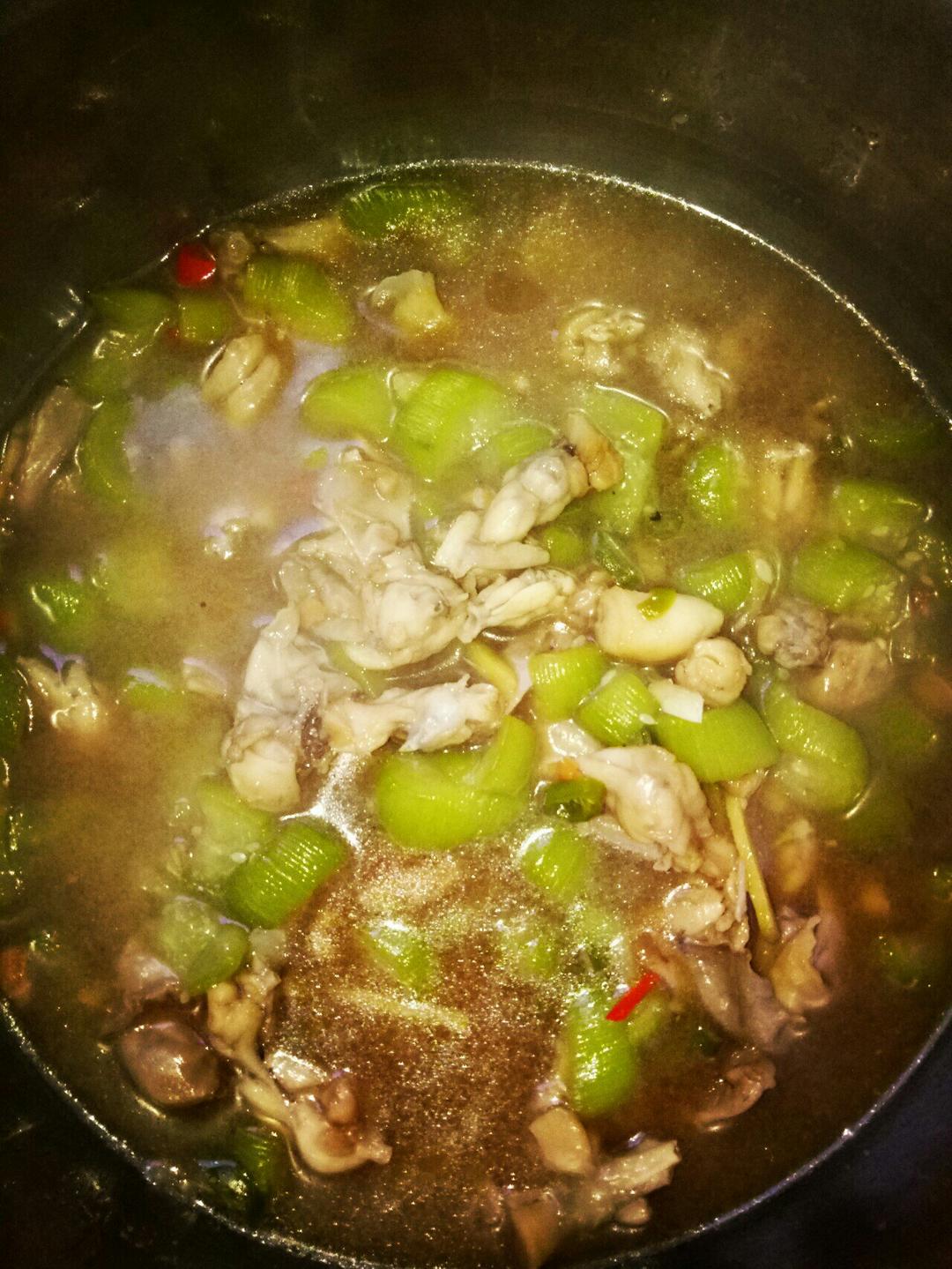 手机用户59737d45做的双椒丝瓜牛蛙