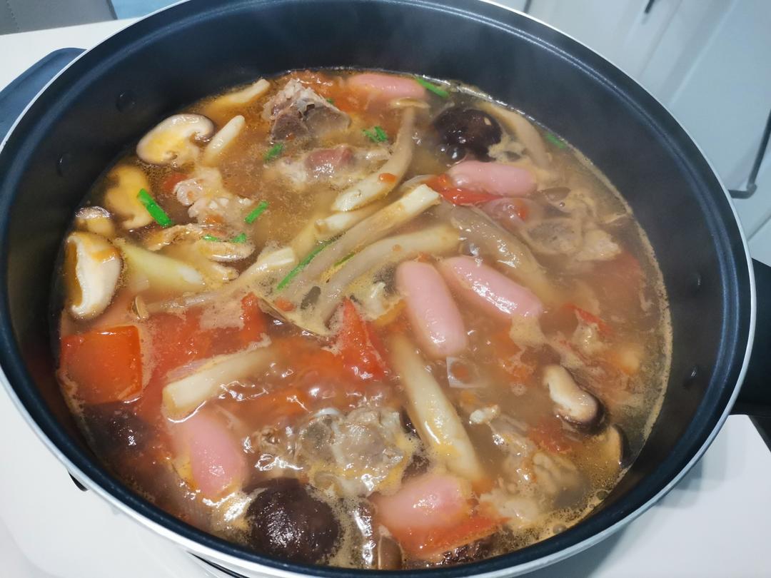 纯自制火锅汤底，清汤锅，菌菇锅，营养又美味，方便快手