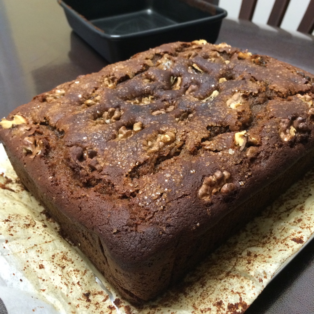 香蕉核桃磅蛋糕 Banana & Walnut Pound Cake