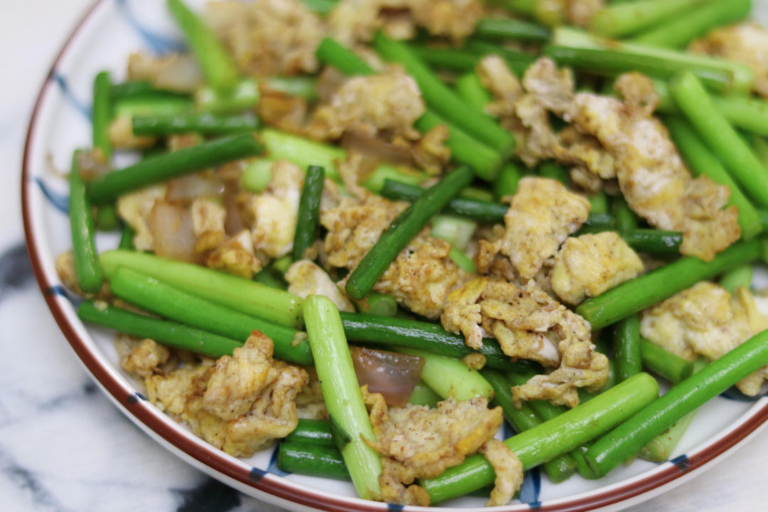 ［超下饭家常菜］蒜苔炒鸡蛋