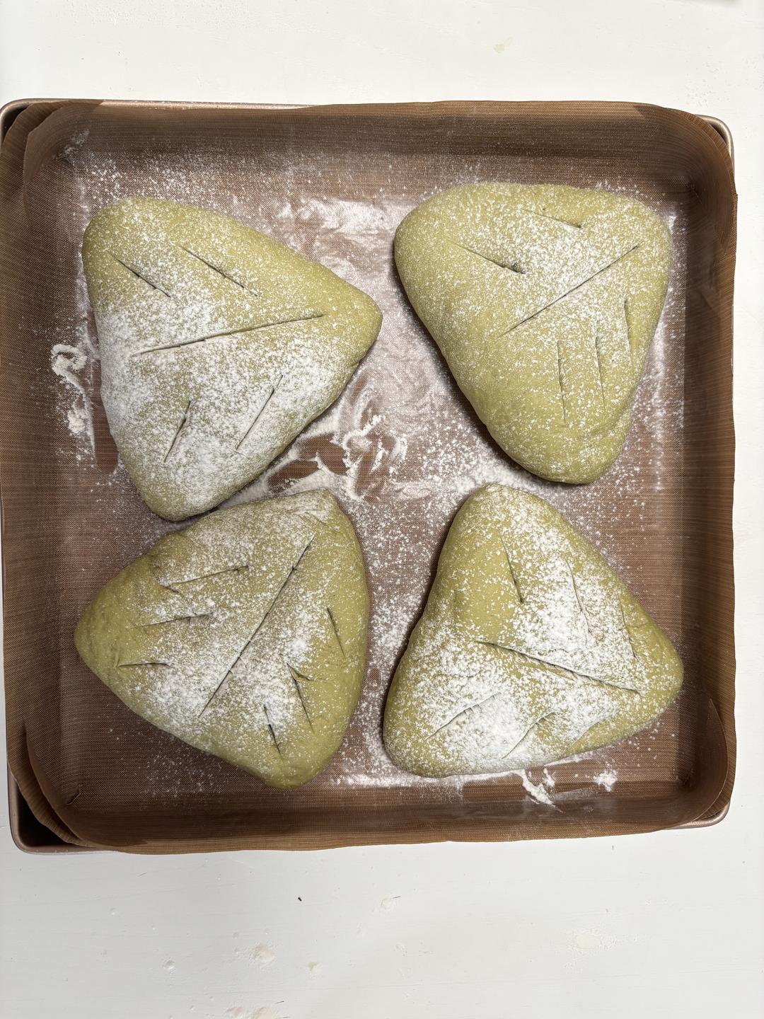 抹茶蜜豆乳酪软欧