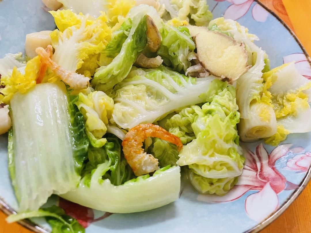 干贝炒白菜