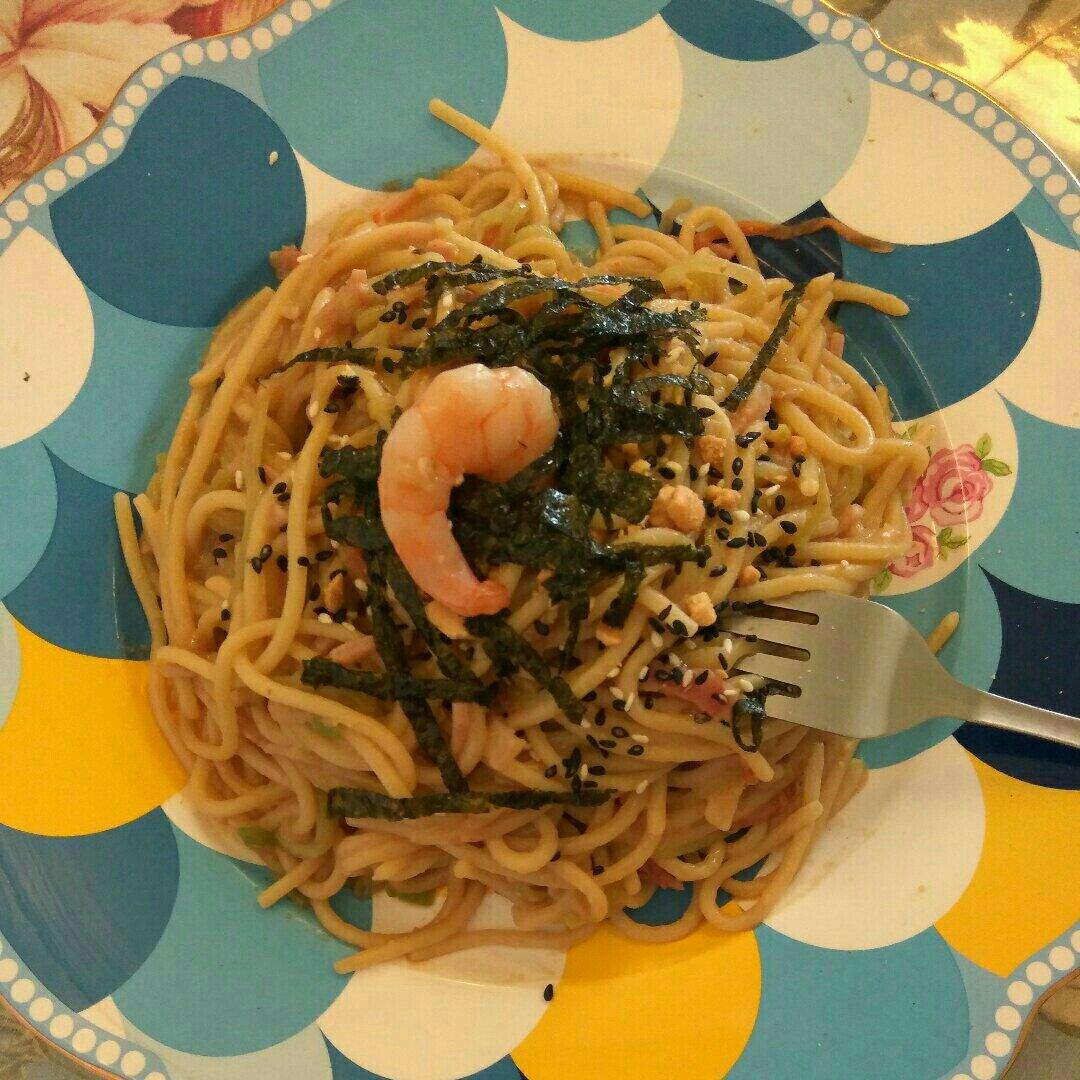酱香海苔意面