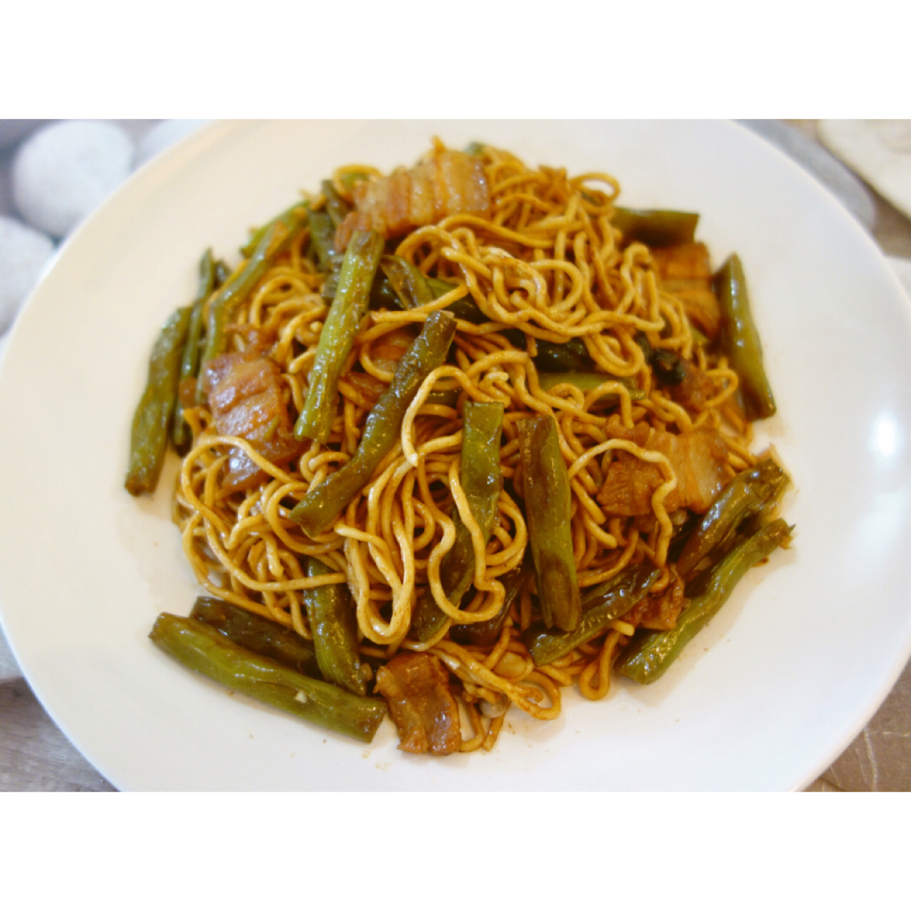 豆角焖面