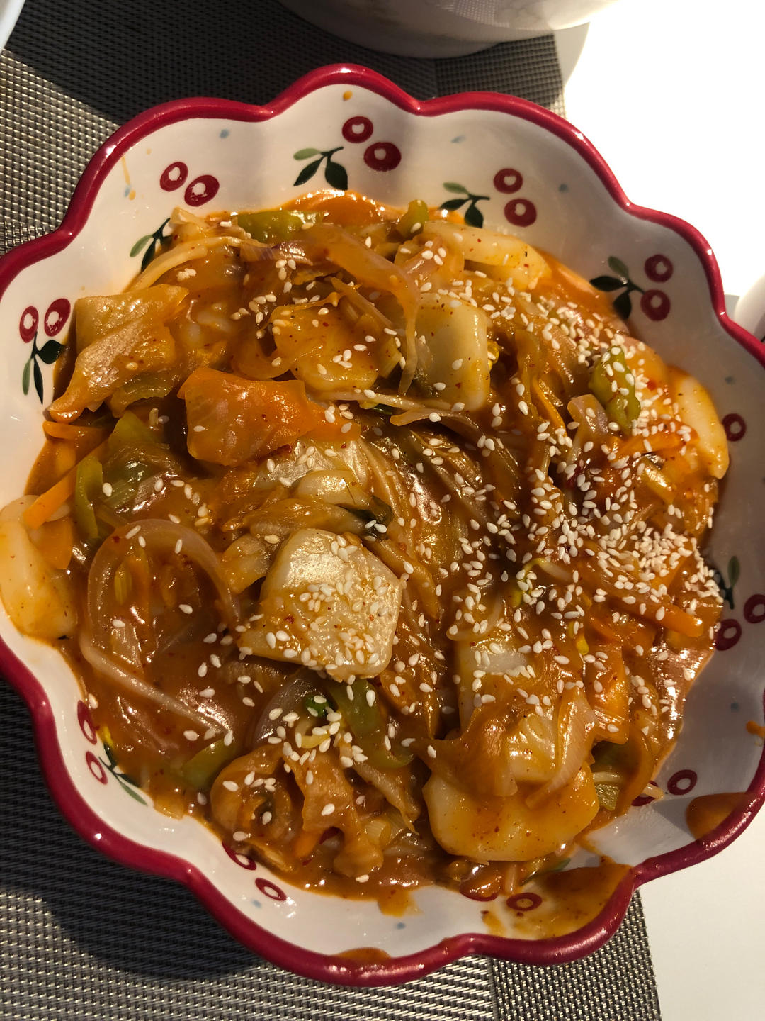 泡菜炒年糕