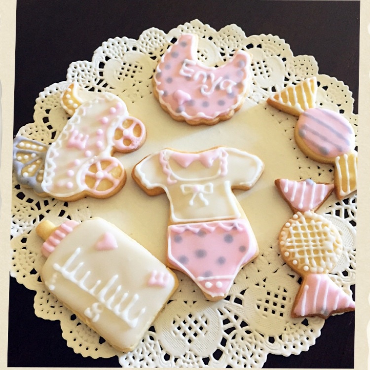 Royal Icing 皇室糖霜饼干 宝宝满月回礼