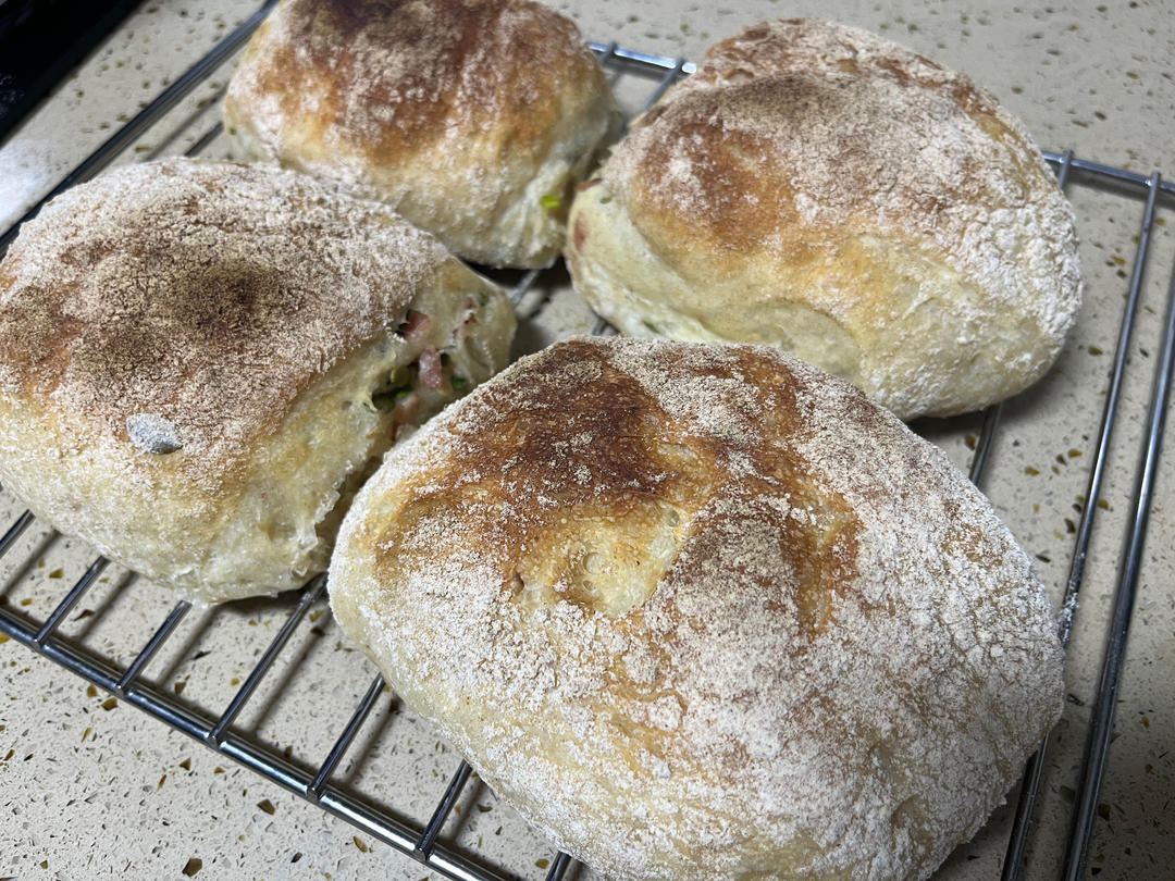 【ciabatta】家庭版恰巴塔，软乎乎的拖鞋面包