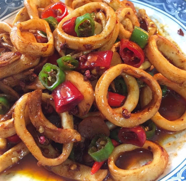 麒羽私厨做的香辣鱿鱼圈