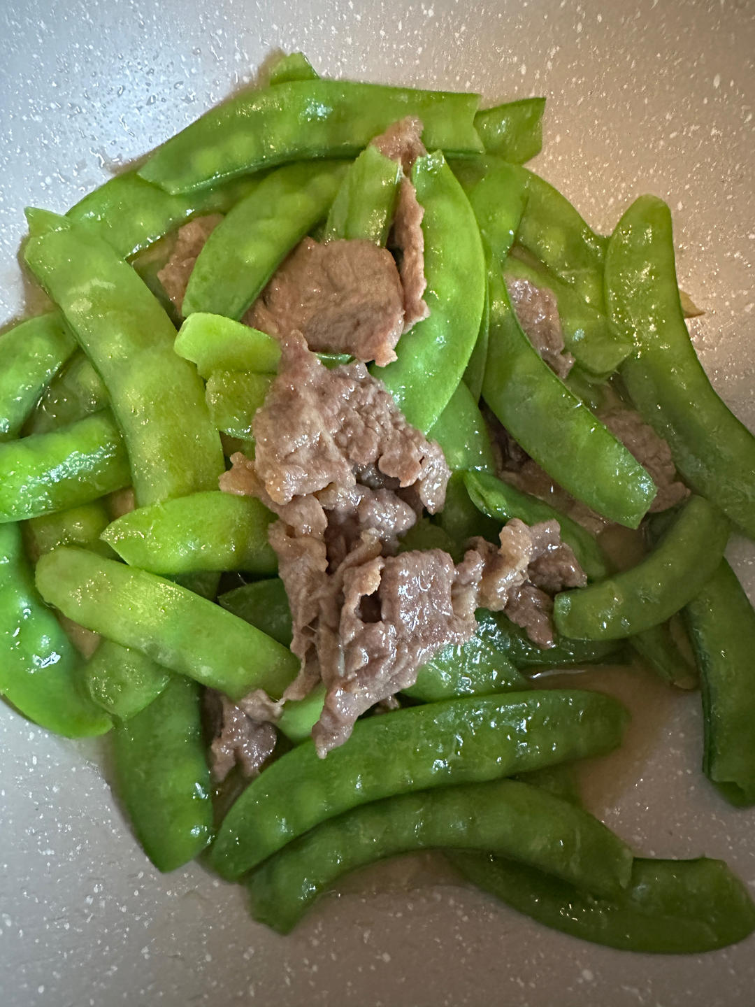 荷兰豆炒牛肉