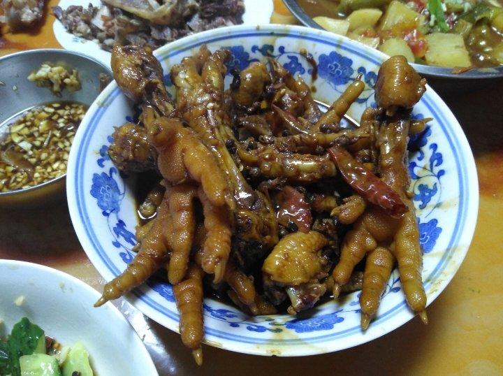 香辣卤鸡爪