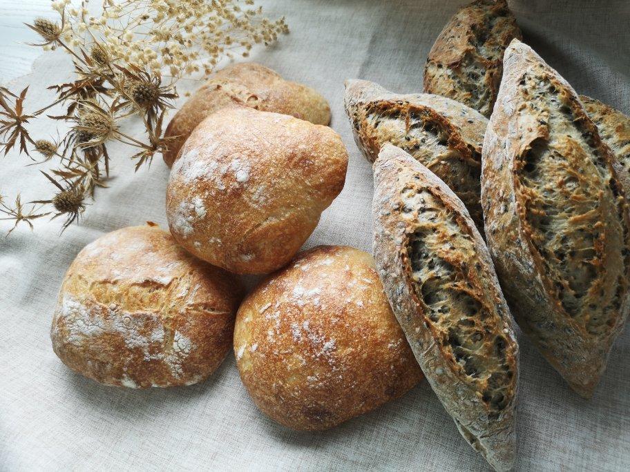 家庭版 免蒸汽恰巴塔拖鞋面包