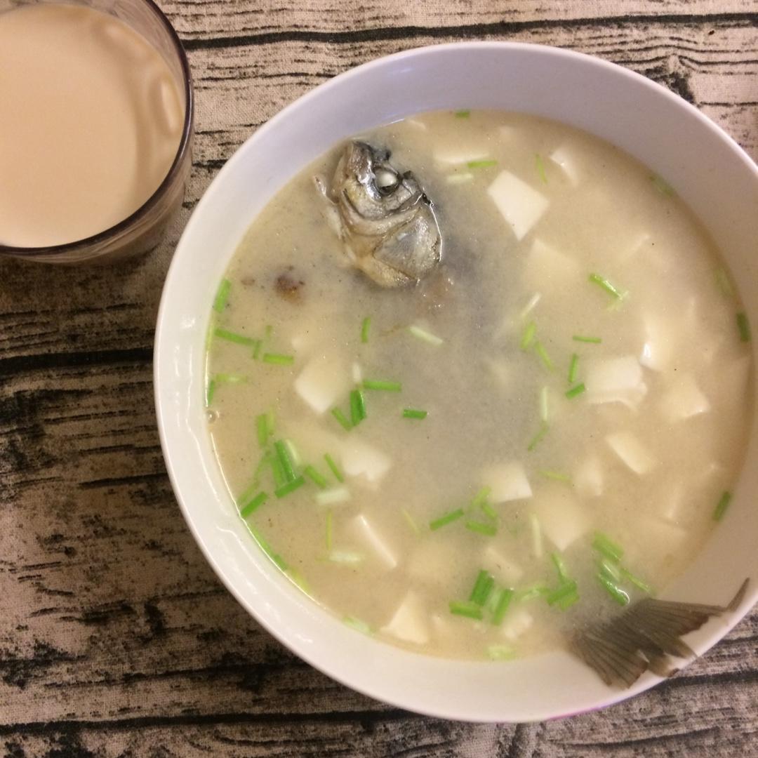 奶白鲫鱼豆腐汤