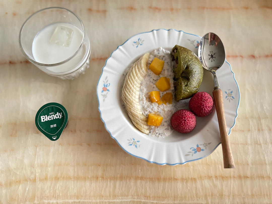 红豆麻薯抹茶贝果