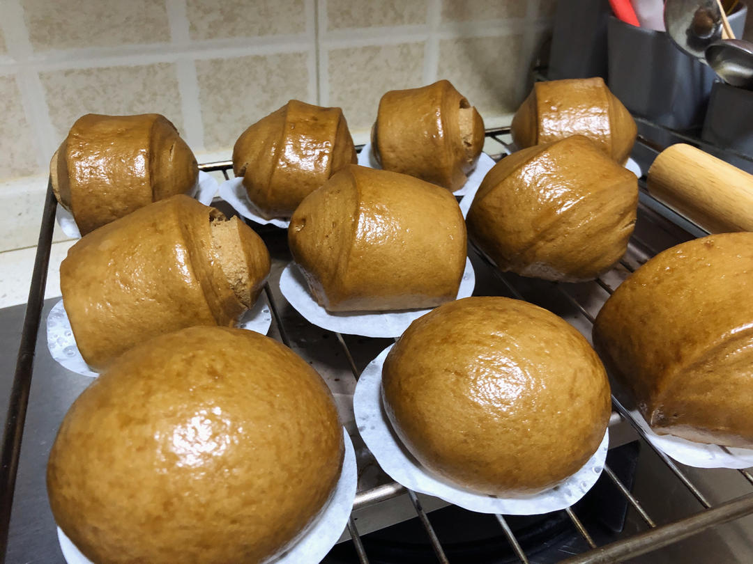 无保留红糖馒头极详细做法（有视频）