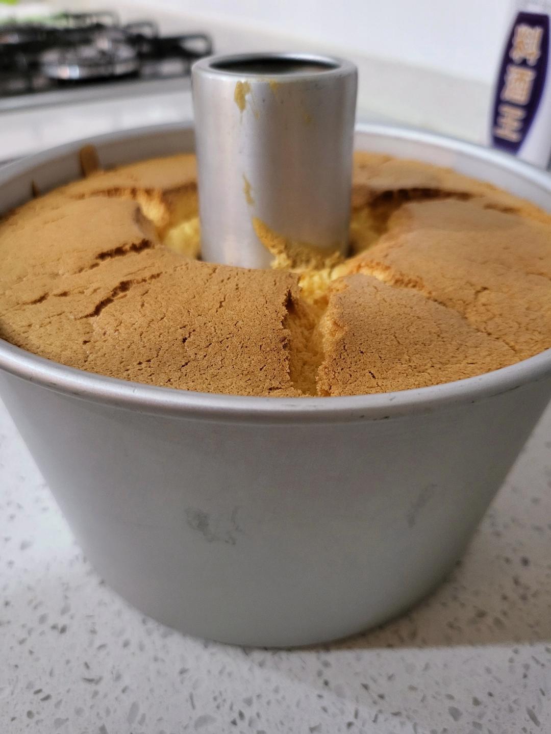 经典戚风——拜拜蛋糕（中空、圆模均可）