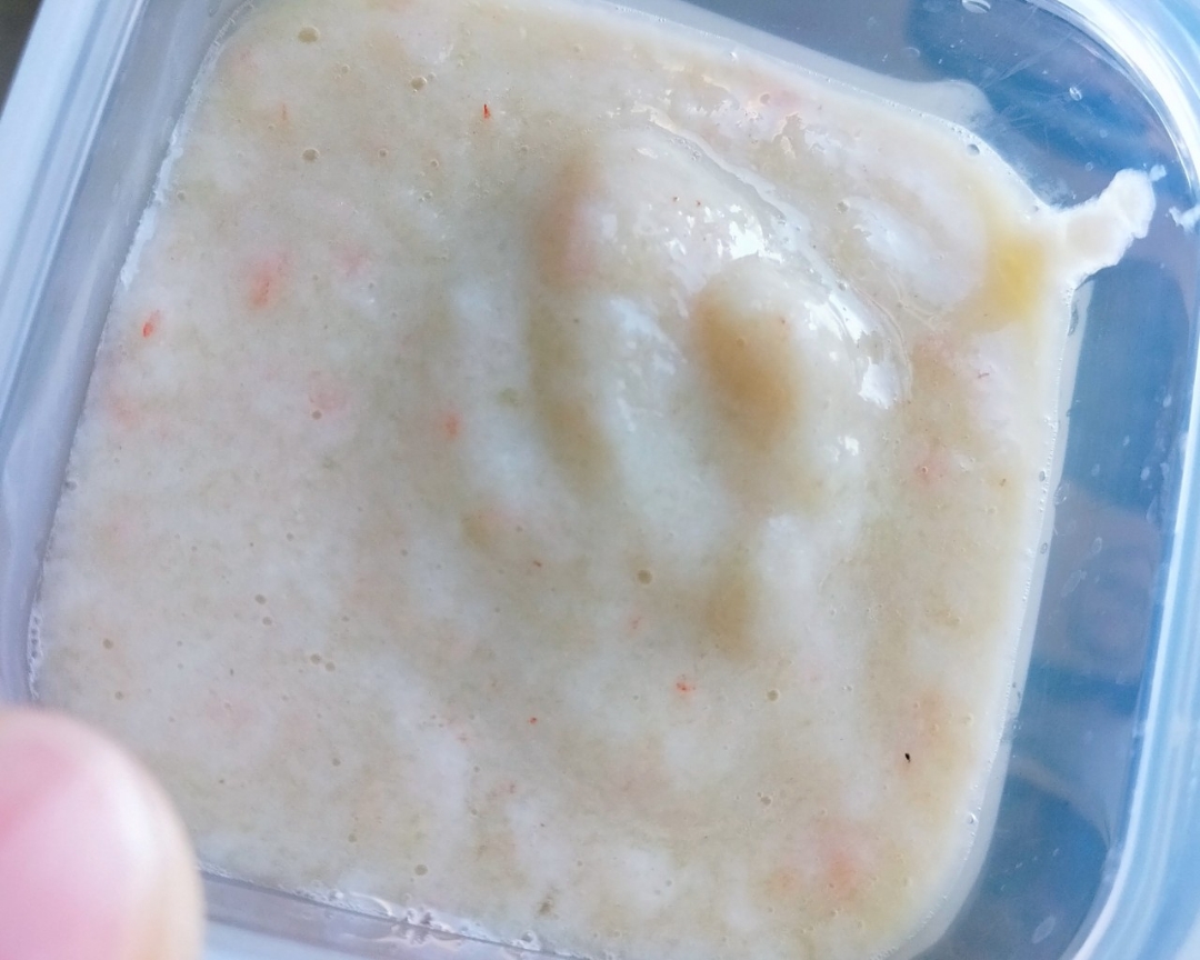 辅食: 黄瓜虾泥的做法