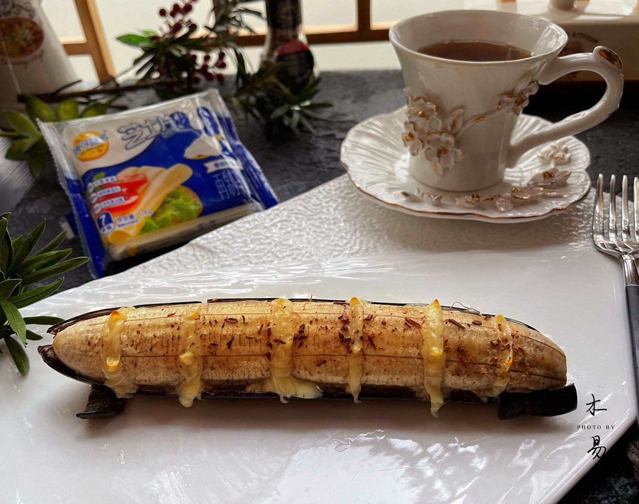 芝士肉桂烤香蕉的做法