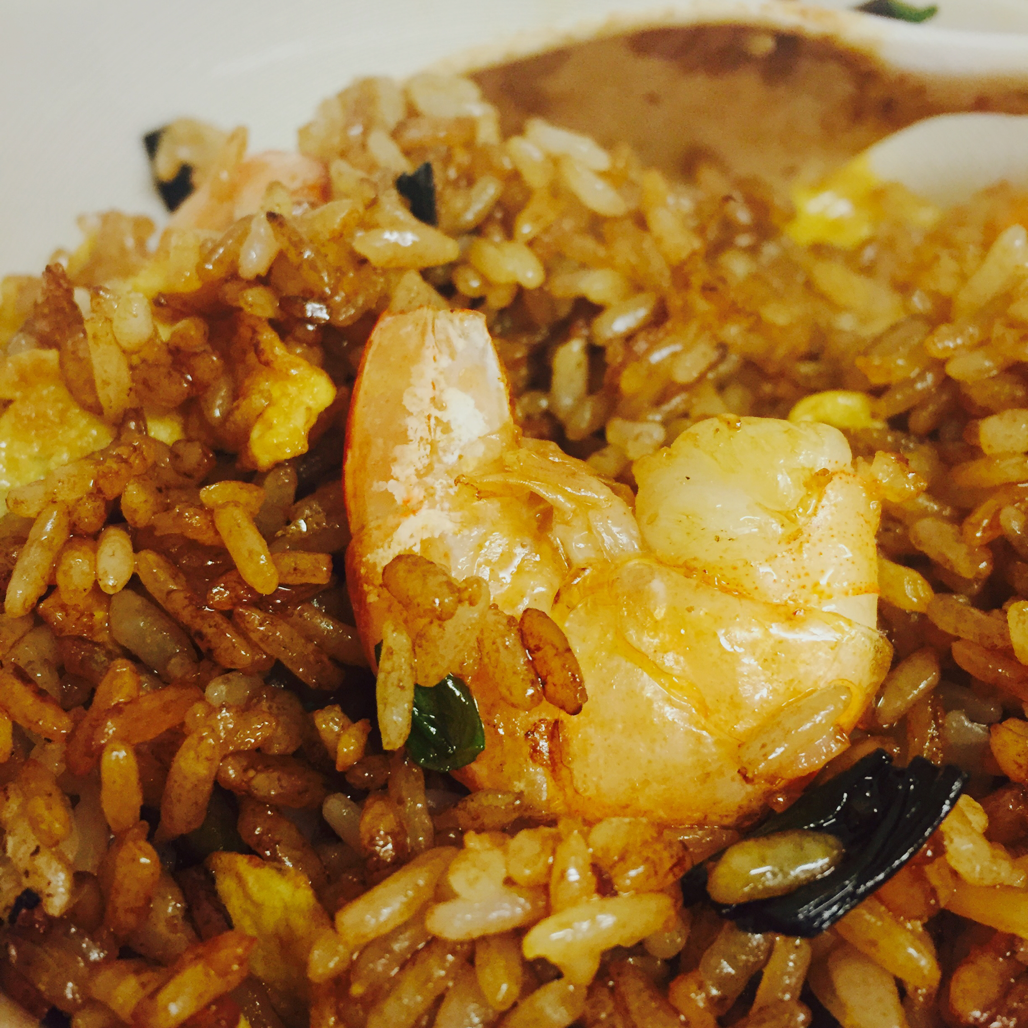 小时候的酱油炒饭