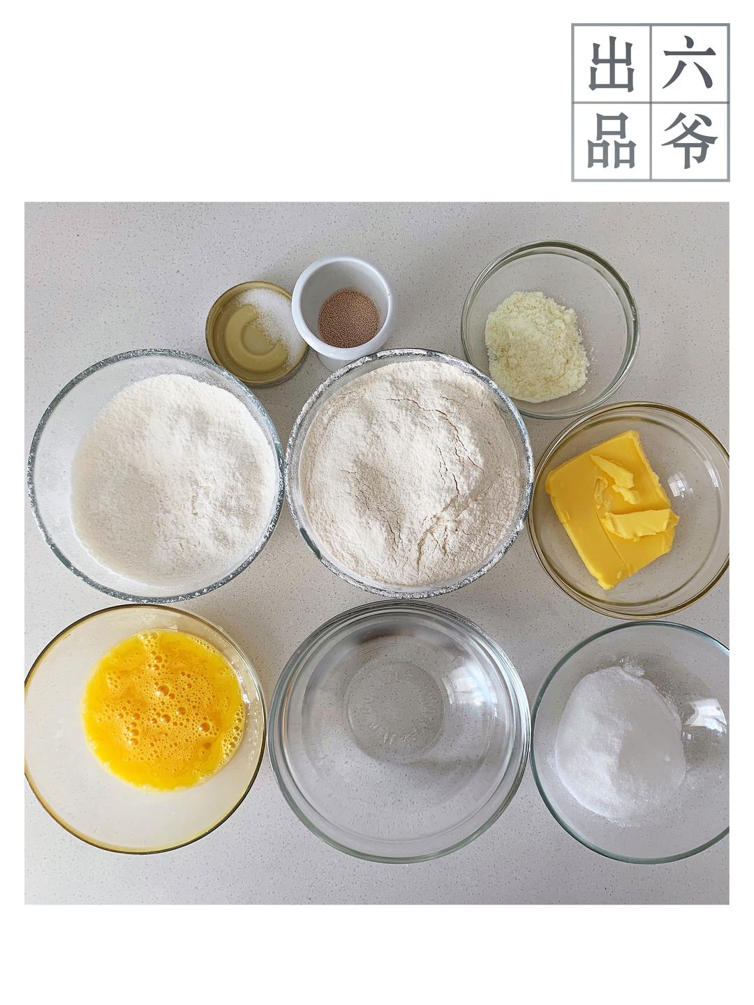 纯奶手撕吐司的做法 步骤1