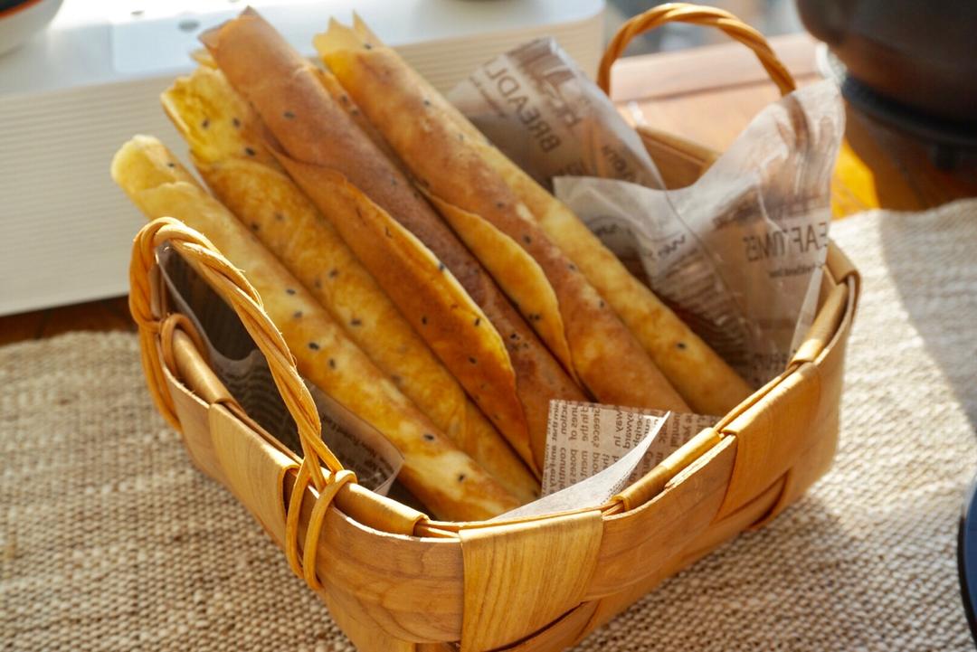 芝麻香酥蛋卷（视频食谱）