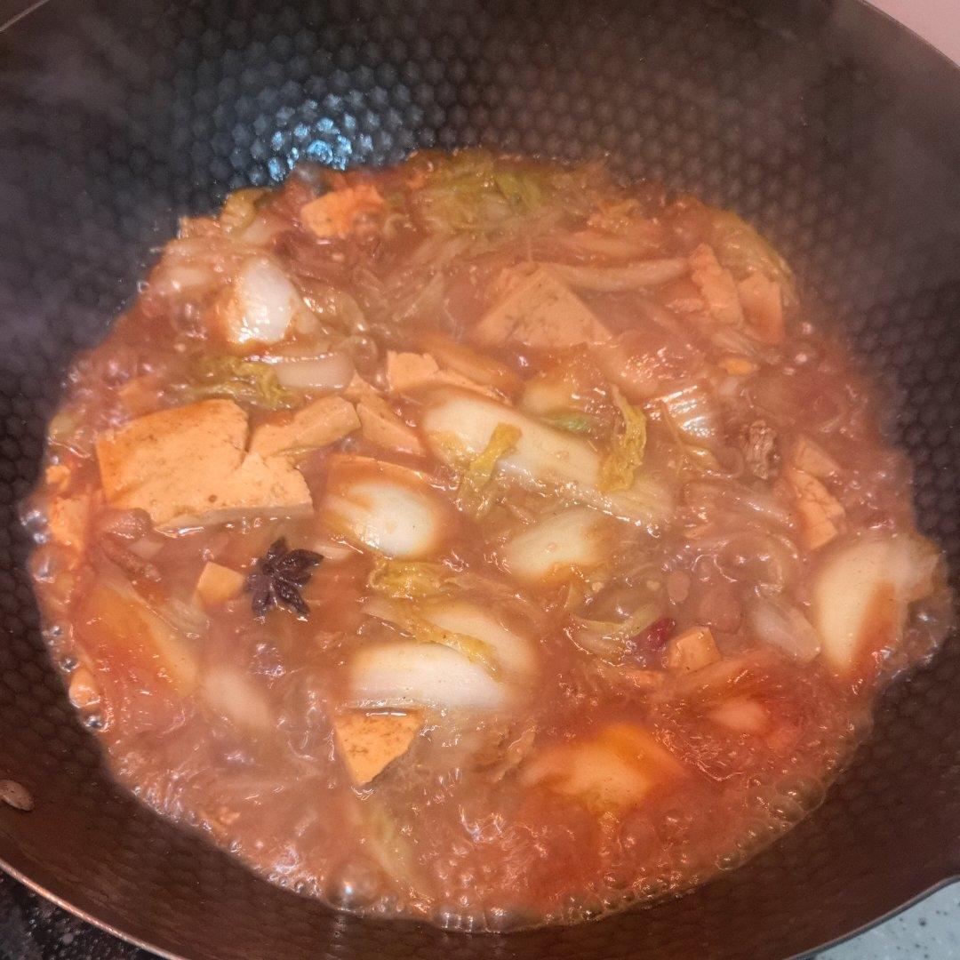 冬季最爱的家常菜！大白菜炖大豆腐或干豆腐