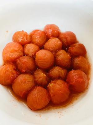 消夏解暑、清凉开胃：冰糖乌梅小番茄🍅的做法 步骤2