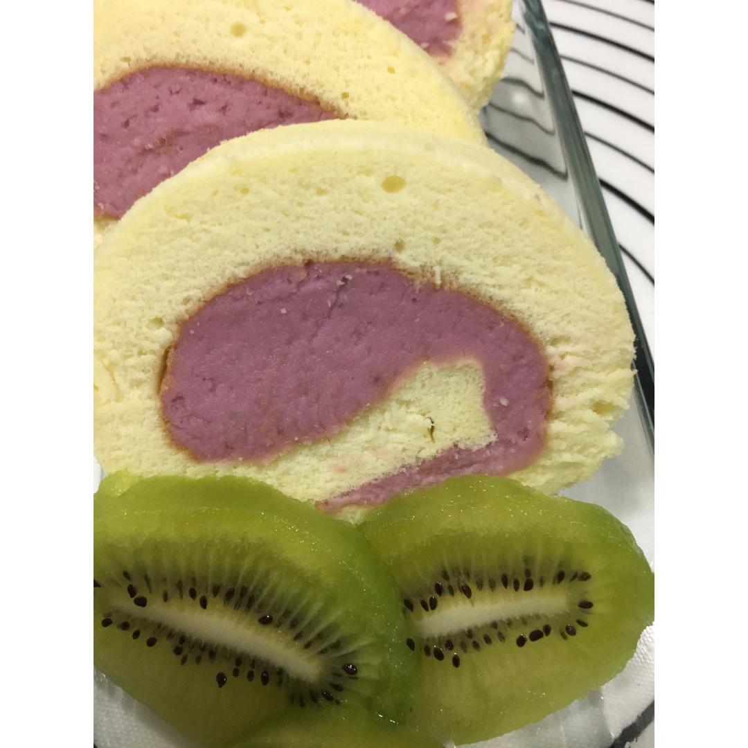 香芋紫薯蛋糕卷