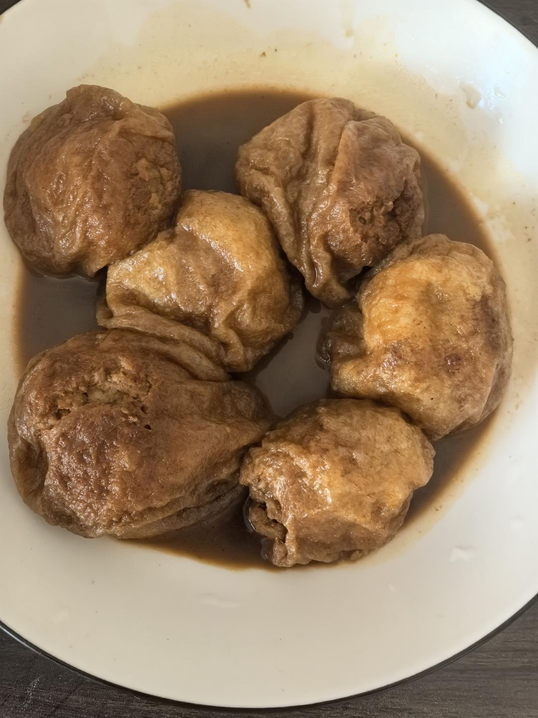 好吃简单的油面筋塞肉