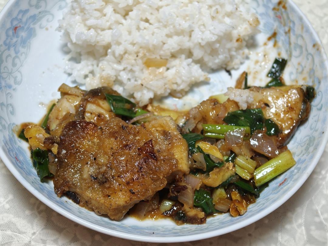 超下饭の香葱烧鳕鱼