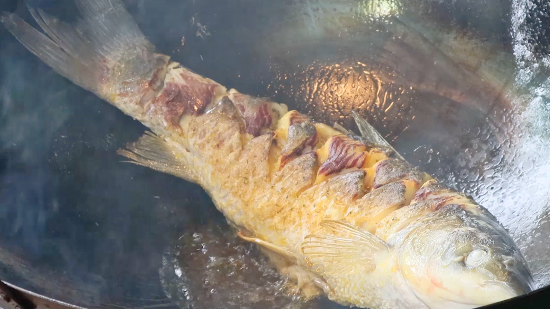 铁锅炖鱼的做法 步骤4