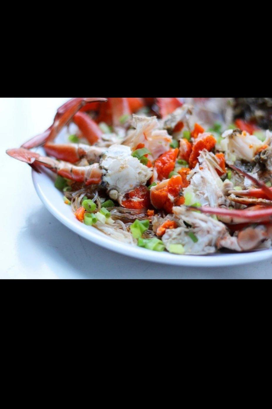 养生控做的粉丝蒸红鲟