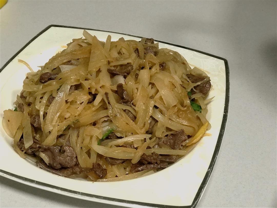 萝卜炒牛肉（超下饭感动哭系列）