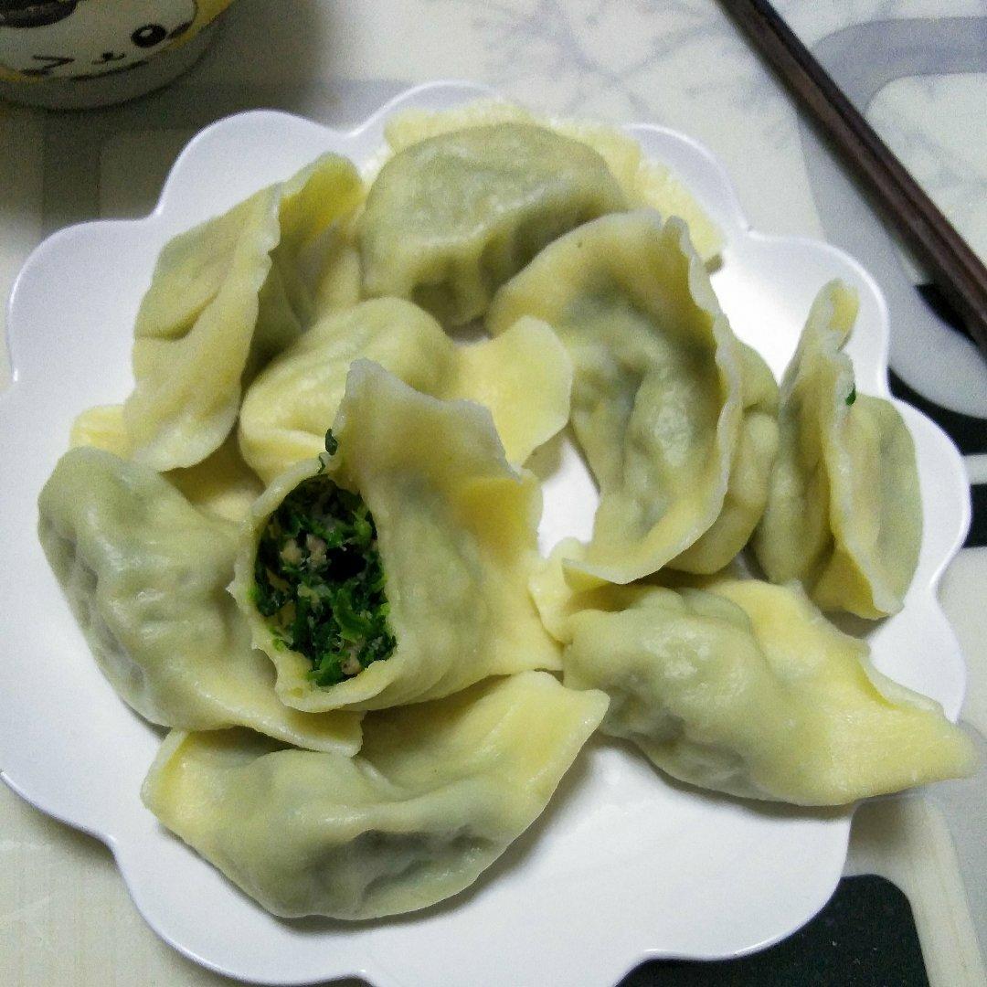荠菜鲜肉饺子