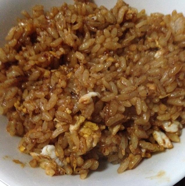 傻瓜版酱油炒饭