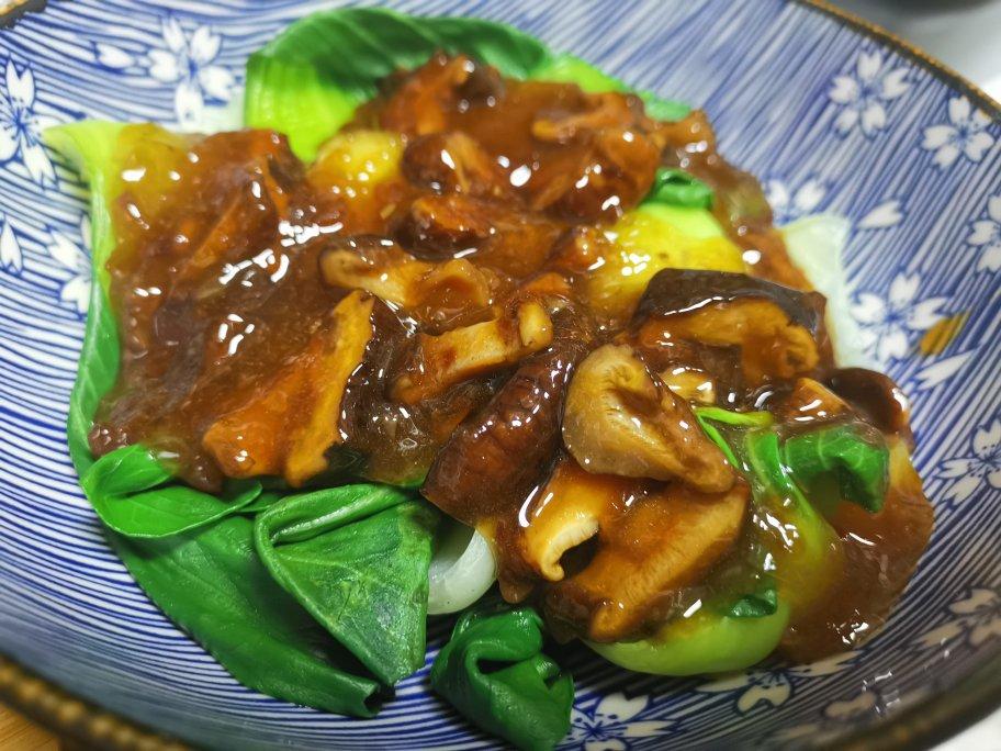 蚝油香菇油菜