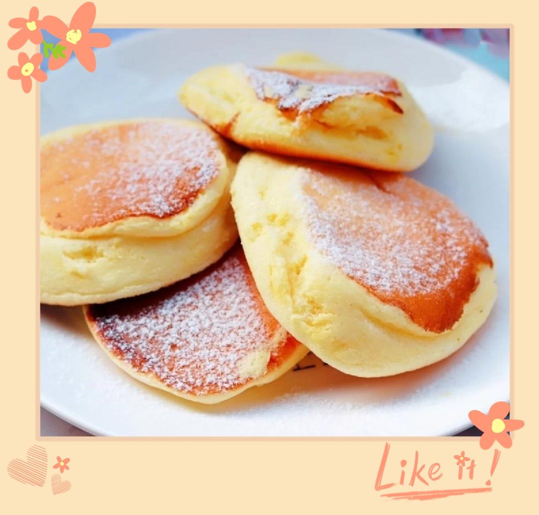 10分钟搞定网红舒芙蕾松饼🥞超松软『步骤详细附视频』『平底锅美食』